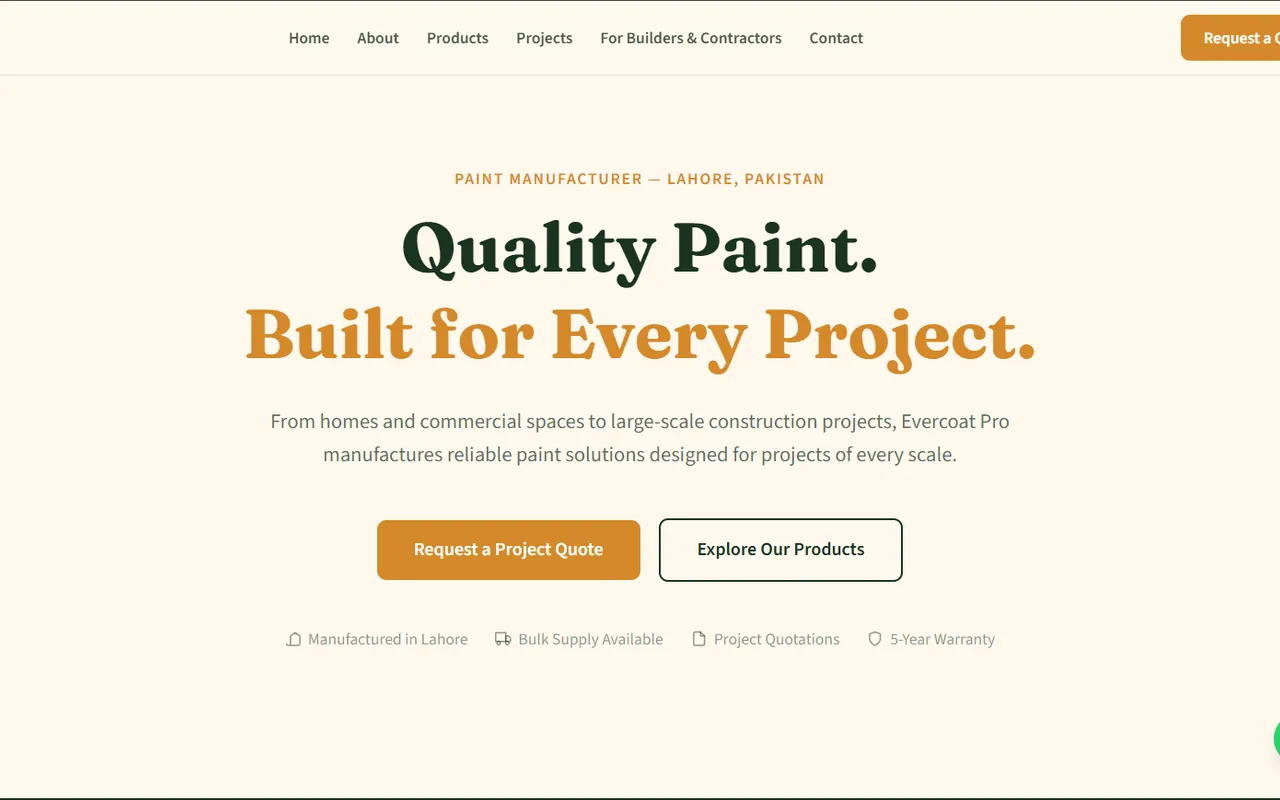 Evercoat Pro — project by Abdullah Shahzad