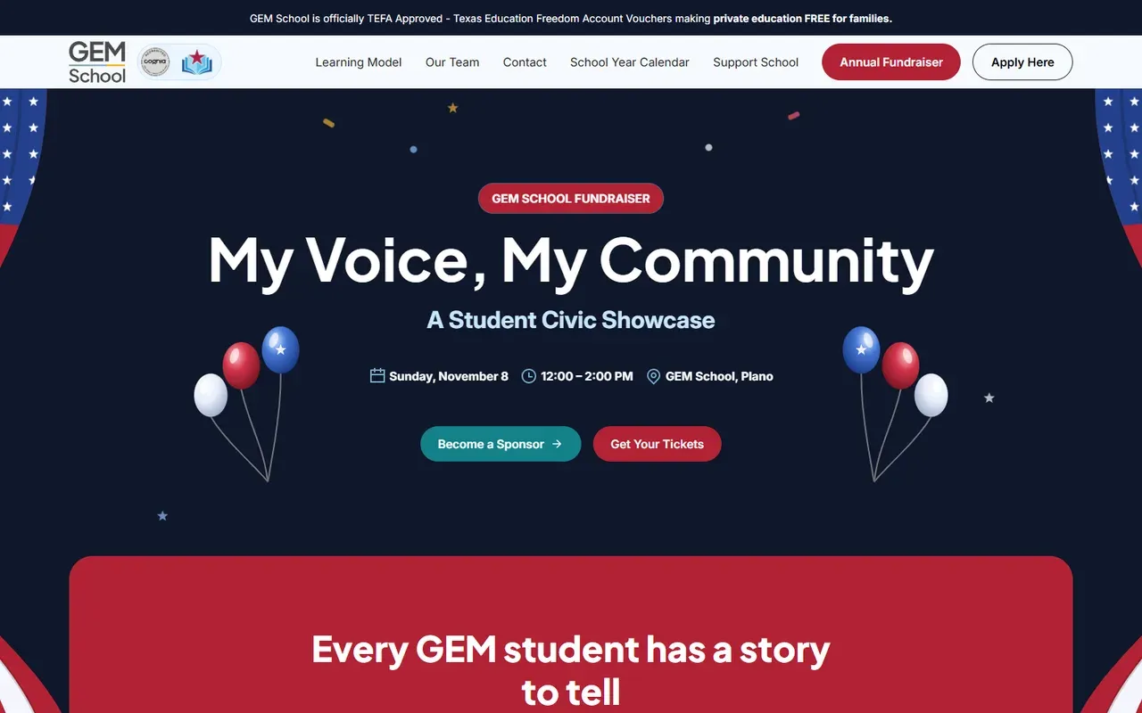 GEM School — project screenshot by Abdullah Shahzad