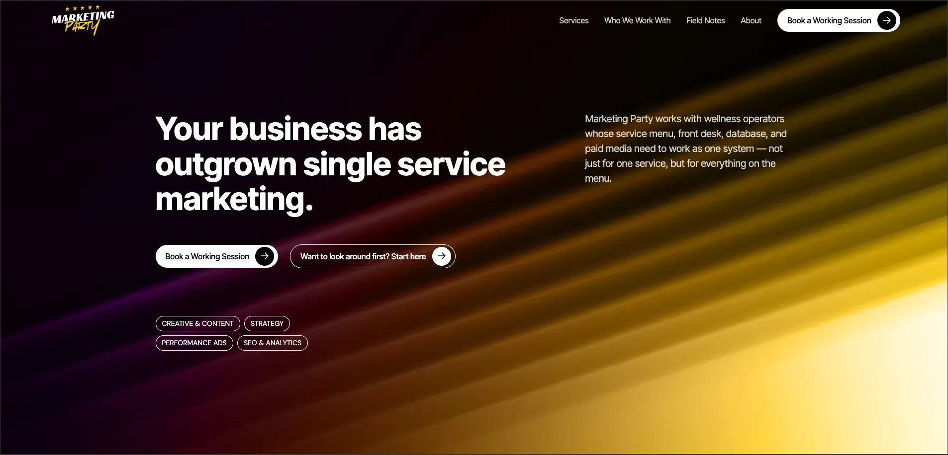Marketing Party — project by Abdullah Shahzad